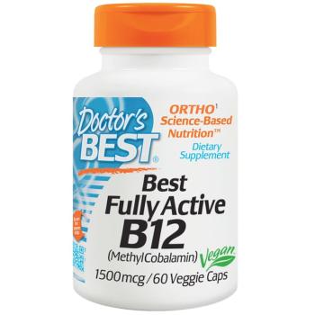 Doctor's Best, Best Fully Active B12, 1500 mcg - 60 Veggie Caps