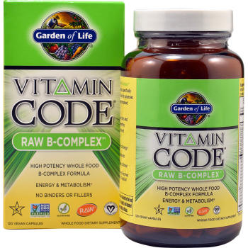 Garden of Life, Vitamin Code, Raw B-Complex - 120 Vegan Caps
