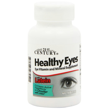 21st Century, Healthy Eyes with Lutein - 60 Tablets