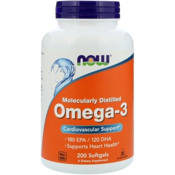 Now Foods, Omega-3, Cardiovascular Support - 200 Softgels