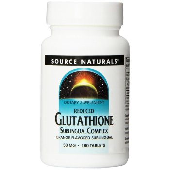 Source Naturals, Reduced Glutathione Complex, Orange Flavored, 50 mg - 100 BioLingual Lozenges