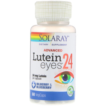 Solaray, Advanced, Lutein Eyes, 24 mg - 60 VegCaps