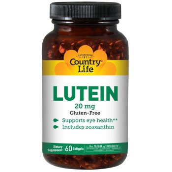 Country Life, Lutein, 20 mg - 60 Softgels