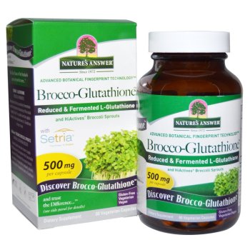 Nature's Answer, Brocco-Glutathione, 500 mg - 60 Vegetarian Capsules