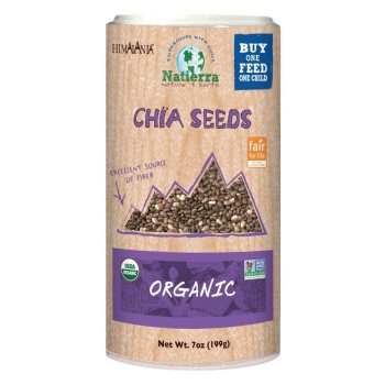 Himalania, Black Chia Seeds - 7 oz (198.5 g)