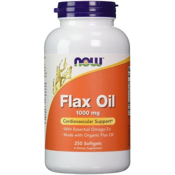 Now Foods, Flax Oil, Essential Omega-3's, 1000 mg - 250 Softgels