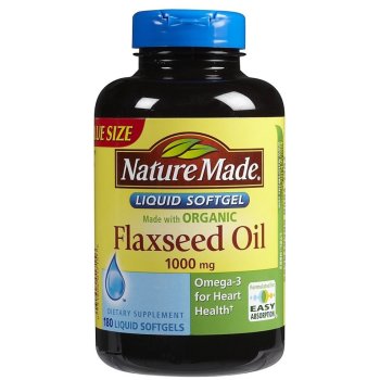 Nature Made, Flaxseed Oil, 1000 mg - 180 Softgels