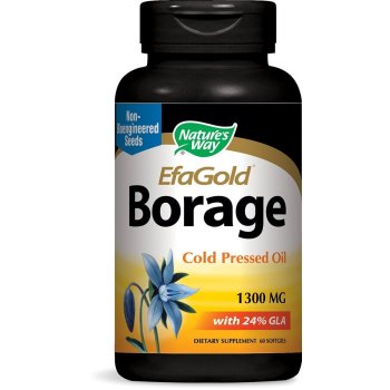 Nature's Way, EfaGold, Borage, 1300 mg - 60 Softgels