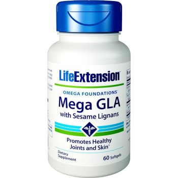 Life Extension, Mega GLA, with Sesame Lignans - 60 Softgels
