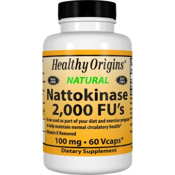 Healthy Origins, Nattokinase 2,000 FU's, 100 mg - 60 Vcaps