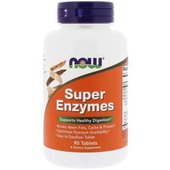 Now Foods, Super Enzymes - 90 Tablets