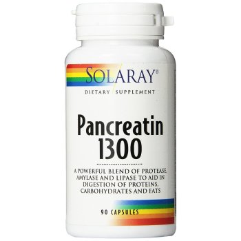 Solaray, Pancreatin 1300 - 90 Capsules