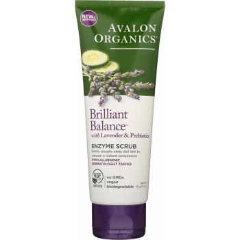 Avalon Organics, Exfoliating Enzyme Scrub, Lavender Luminosity - 4 oz (113 g)