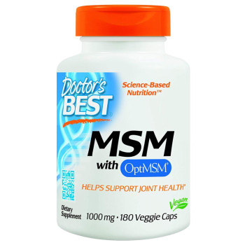 Doctor's Best, Best MSM, 1000 mg - 180 Capsules