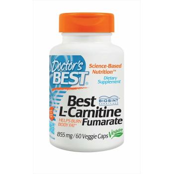 Doctor's Best, L-Carnitine Fumarate, 855 mg - 60 Veggie Caps