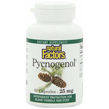 Natural Factors, Pycnogenol, 25 mg - 60 Capsules