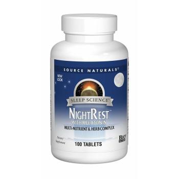 Source Naturals, NightRest, with Melatonin - 100 Tablets