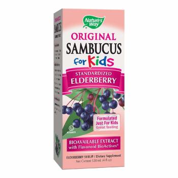 Nature's Way, Original Sambucus for Kids, Standardized Elderberry - 4 fl oz (120 ml)