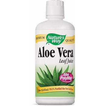 Nature's Way, Aloe Vera, Leaf Juice - 33.8 fl oz (1 Liter)