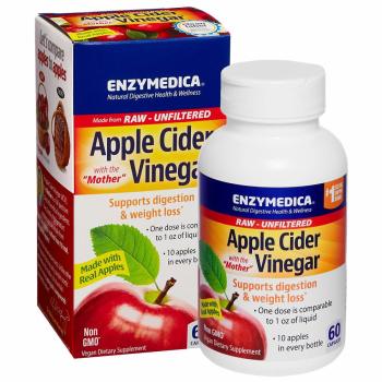 Enzymedica, Apple Cider Vinegar - 60 Capsules