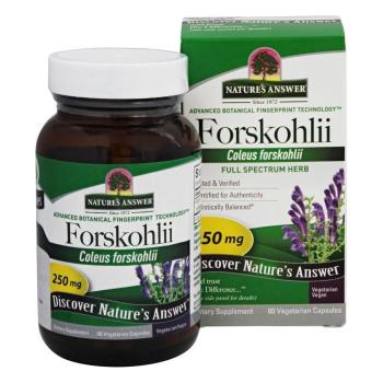 Nature's Answer, Forskohlii, 250 mg - 60 Vegetarian Capsules