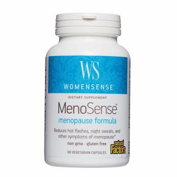 Natural Factors, WomenSense, MenoSense, Menopause Formula - 90 Veggie Caps