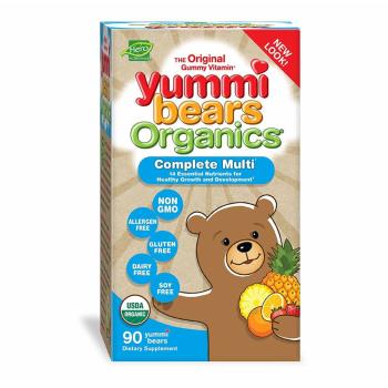 Hero Nutritional, Yummi Bears Organics, Complete Multi, Organic Fruit Flavors - 90 Yummi Bears