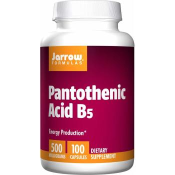 Jarrow Formulas, Pantothenic Acid B5, 500 mg - 100 Capsules