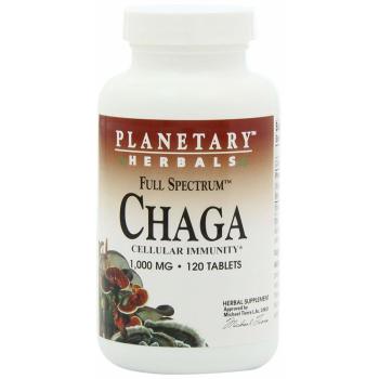 Planetary Herbals, Full Spectrum, Chaga, 1,000 mg - 120 Tablets