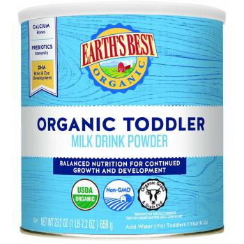 Earth's Best, Organic Toddler Formula Vanilla - 23.2oz