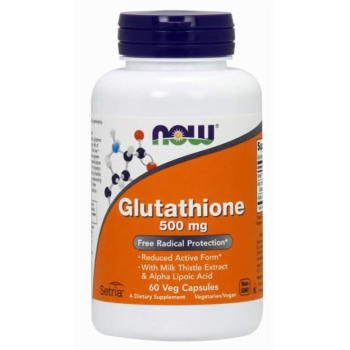 Now Foods, Glutathione, 500 mg - 60 Veg Capsules