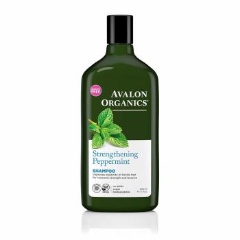 Avalon Organics, Shampoo, Strengthening Peppermint - 11 fl oz (325 ml)