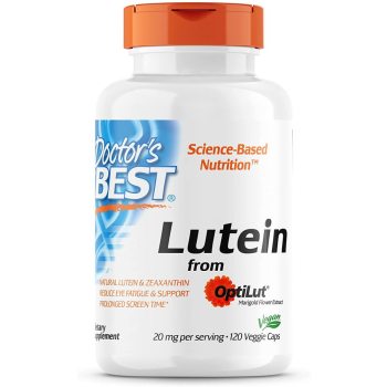 Doctor's Best, Lutein with OptiLut, 20 mg - 120 Veggie Caps