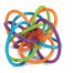 Manhattan Toy,  Winkel Color Burst Rattle and Sensory Teether Activity Toy