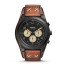 Fossil, Men's Oakman Chronograph Brown Leather Watch