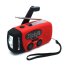 ESK, Emergency Solar Hand Crank Self Powered AM/FM/NOAA Digital Radio, Flashlight, Cell Phone Charger