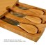 PAA, Vienna Transforming Bamboo Cheese Board Set with 3 Cheese Tools