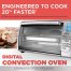 BLACK+DECKER, Countertop Convection Toaster Oven, Silver, CTO6335S [Dual Rack Positions]