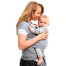 QAQ, Baby Wrap Carrier, Ring Sling for Newborn and Infant - Gray