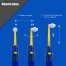 YFL, 360 Degree Rotation Waterproof Electric Toothbrush  *Select Color