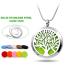 MagStax, Aromatherapy Diffuser Tree of Life Necklace Pendant with Chain (Pads, Pouch included)