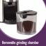 Mr. Coffee, Automatic Burr Mill Grinder with 18 Custom Grinds - Silver