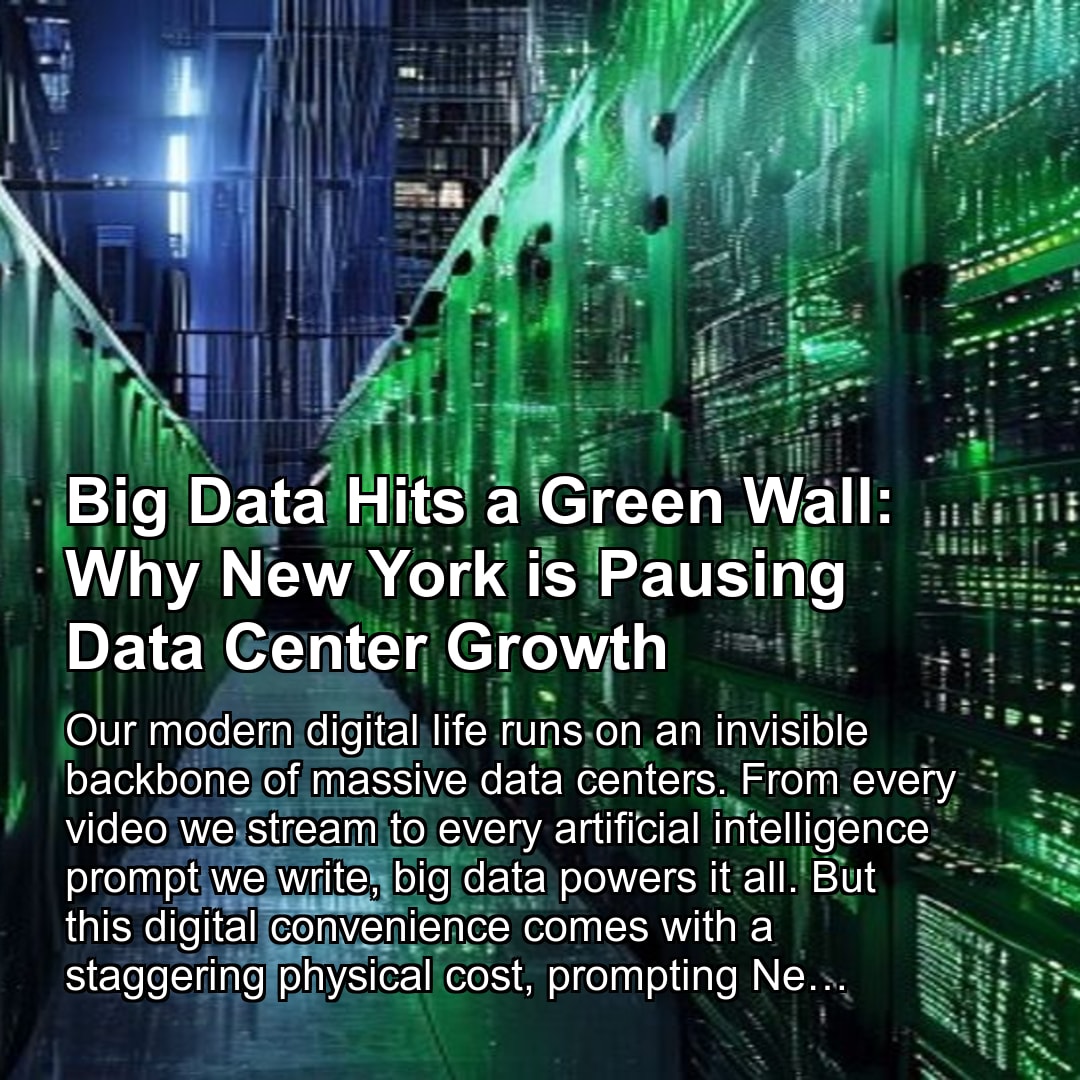 Big Data Hits a Green Wall: Why New York is Pausing Data Center Growth