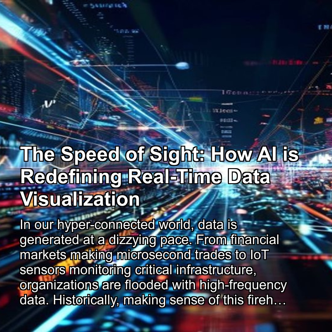 The Speed of Sight: How AI is Redefining Real-Time Data Visualization