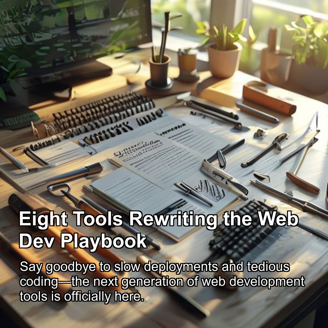 Eight Tools Rewriting the Web Dev Playbook
