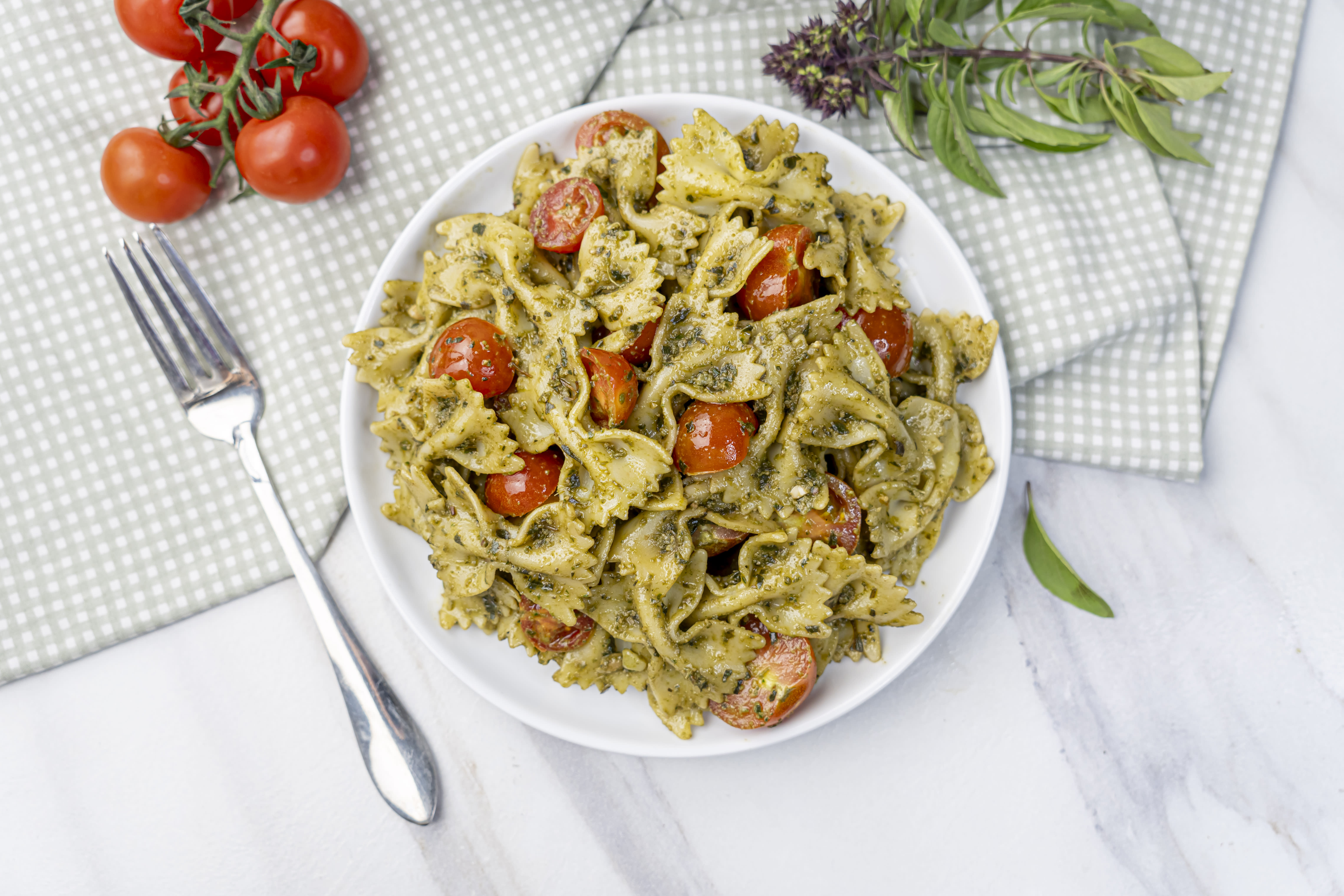 Pesto sos testenine sa čerijem