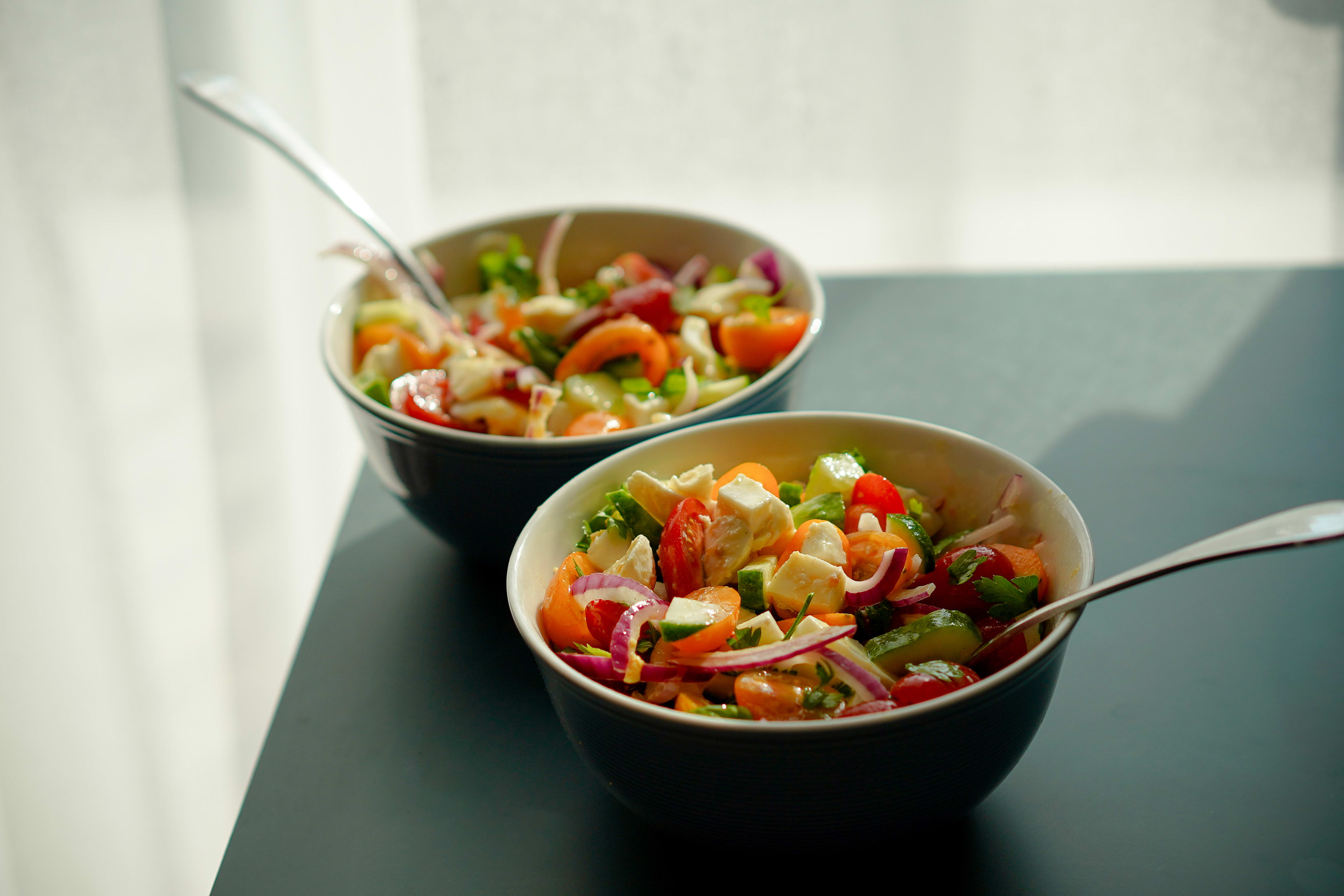 Krastavac mocarela obrok salata