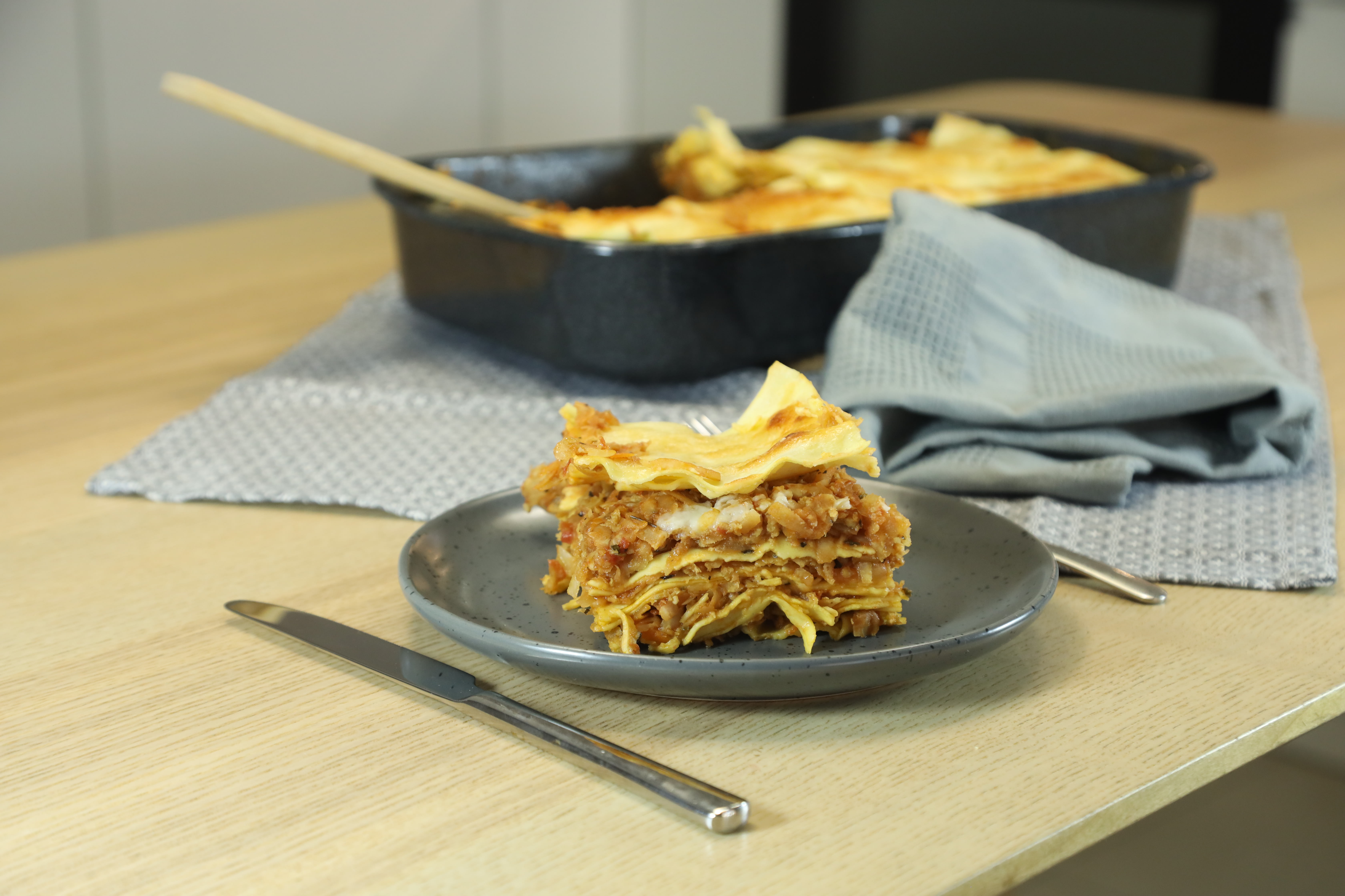 Veganske lazanje sa sejtanom