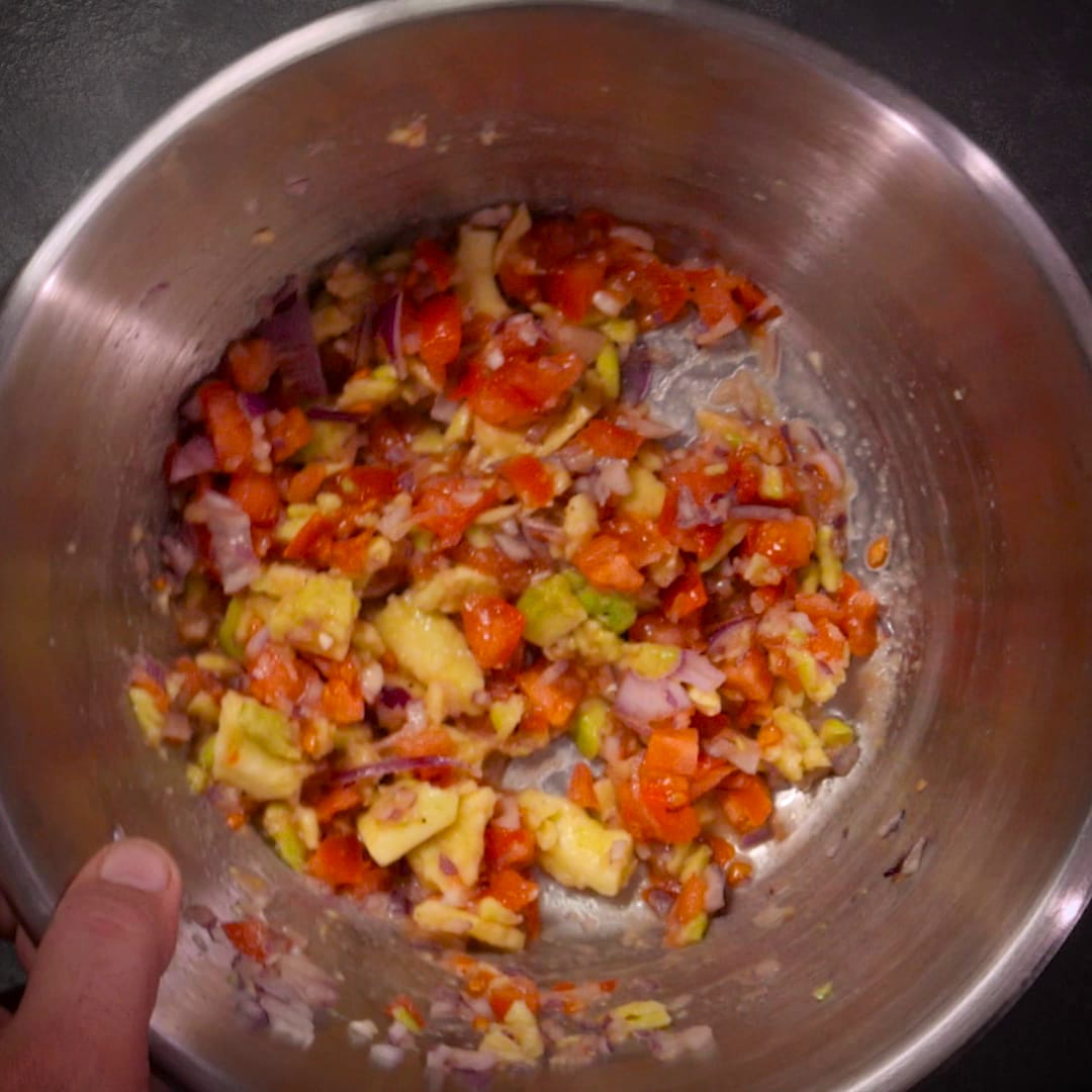 Priprema jela Buritosi sa mlevenim mesom faza 2