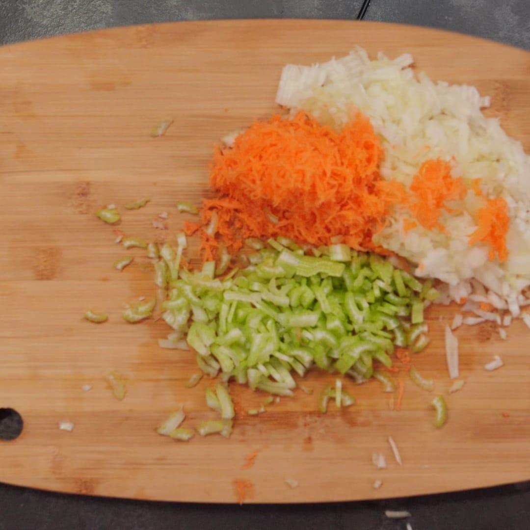 Priprema jela Špagete bolonjeze sa junećim mesom faza 1